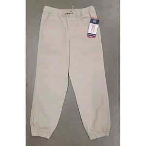 GAP Kids Stretch Twill Jogger Pants Khaki 8